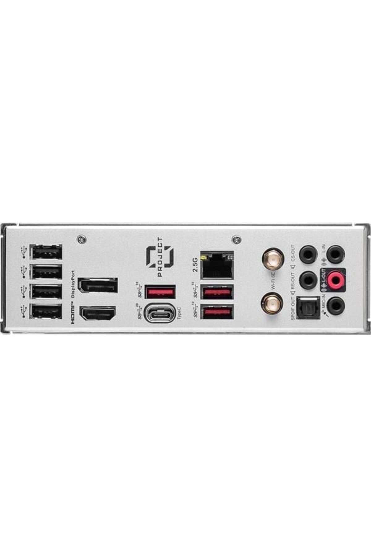 MSI-B760m Project Zero WiFi-6e DDR5 HDMI-DP PCIE 4.0 1700p Matx 6