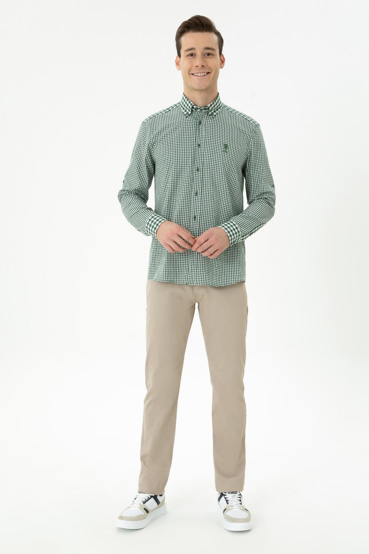 پیراهن آستین بلند مردانه 1687257 U.S. Polo Assn.