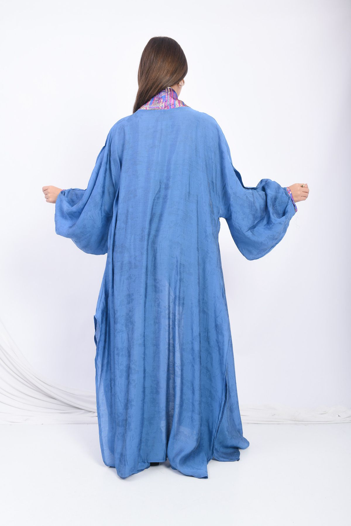 Marever Fashion-Silk Brocar Abbaya Kaftan 7