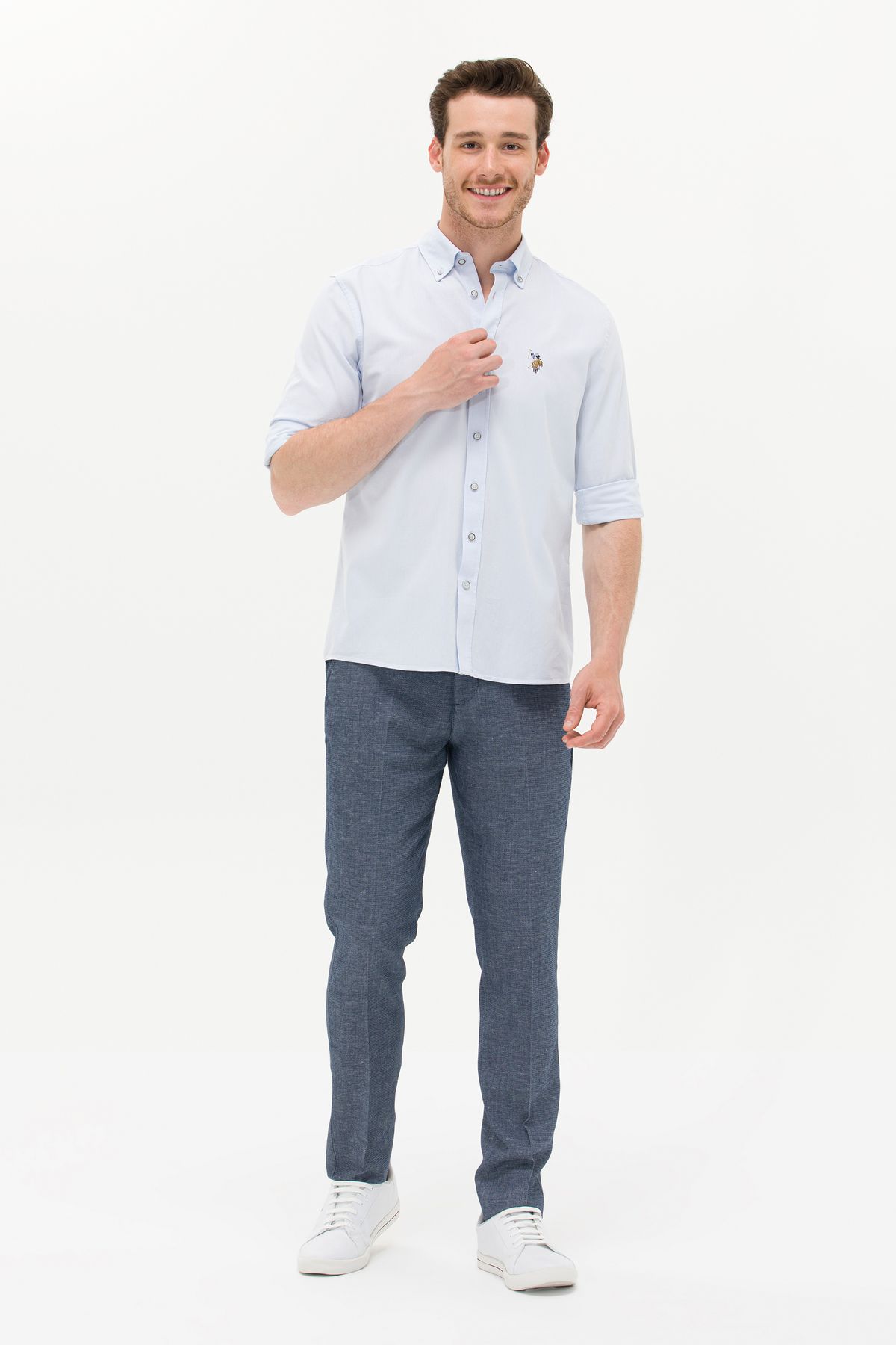 پیراهن آستین بلند مردانه 1575359 U.S. Polo Assn.