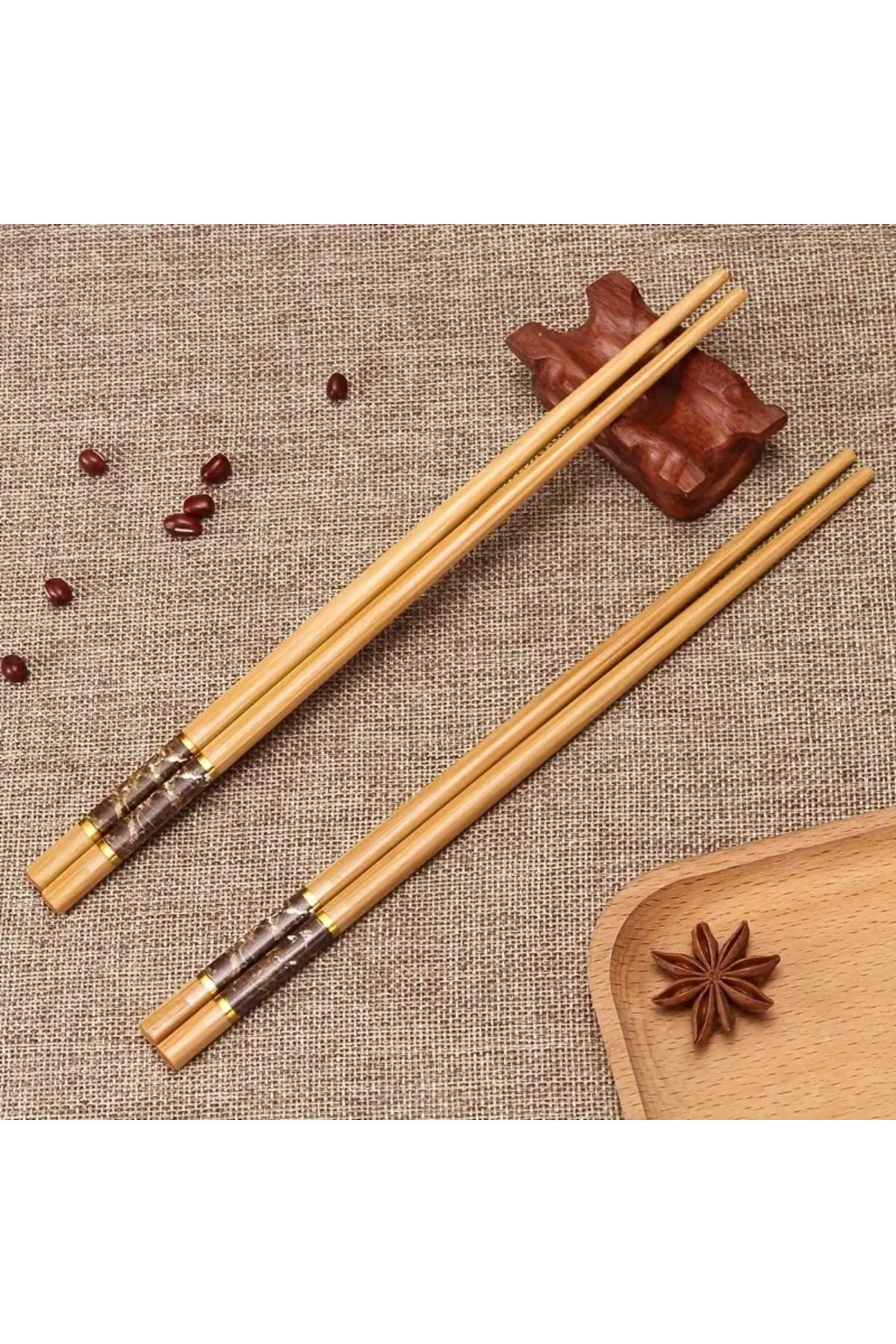 UMAİ-Chopstick Bamboo Chopsticks 1 Pair of 24 cm 2