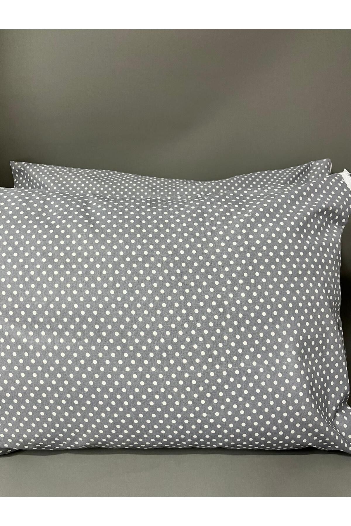 mihriban-Set of 2 Polka Dot Pattern Pillowcases 50X70 cm 2