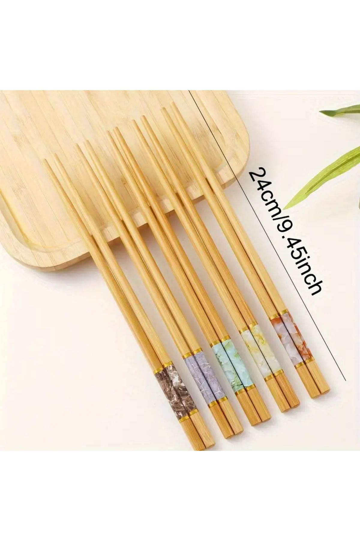 UMAİ-Chopstick Bamboo Chopsticks 1 Pair of 24 cm 3