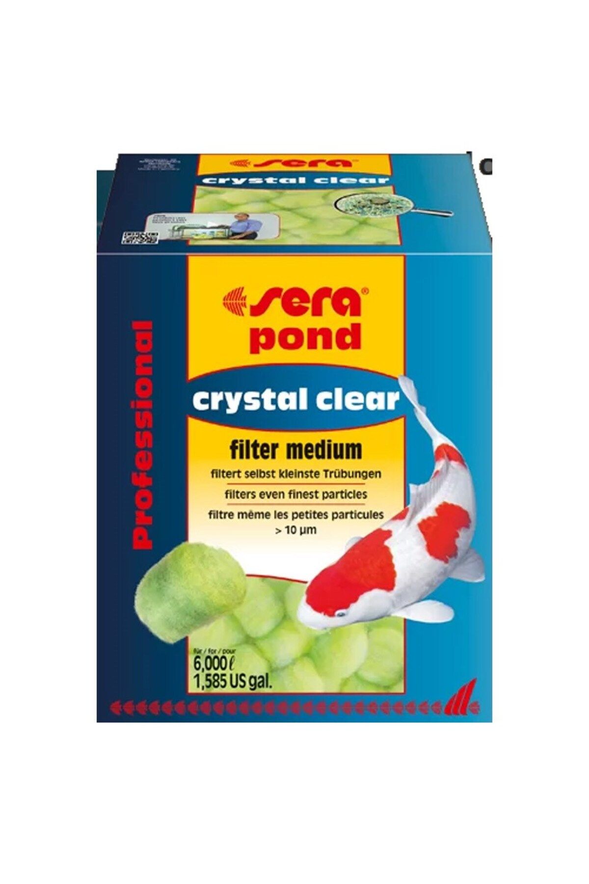 SERA Crystal Clear Yüksek Performanslı Filtre Malzemesi 10 Adet