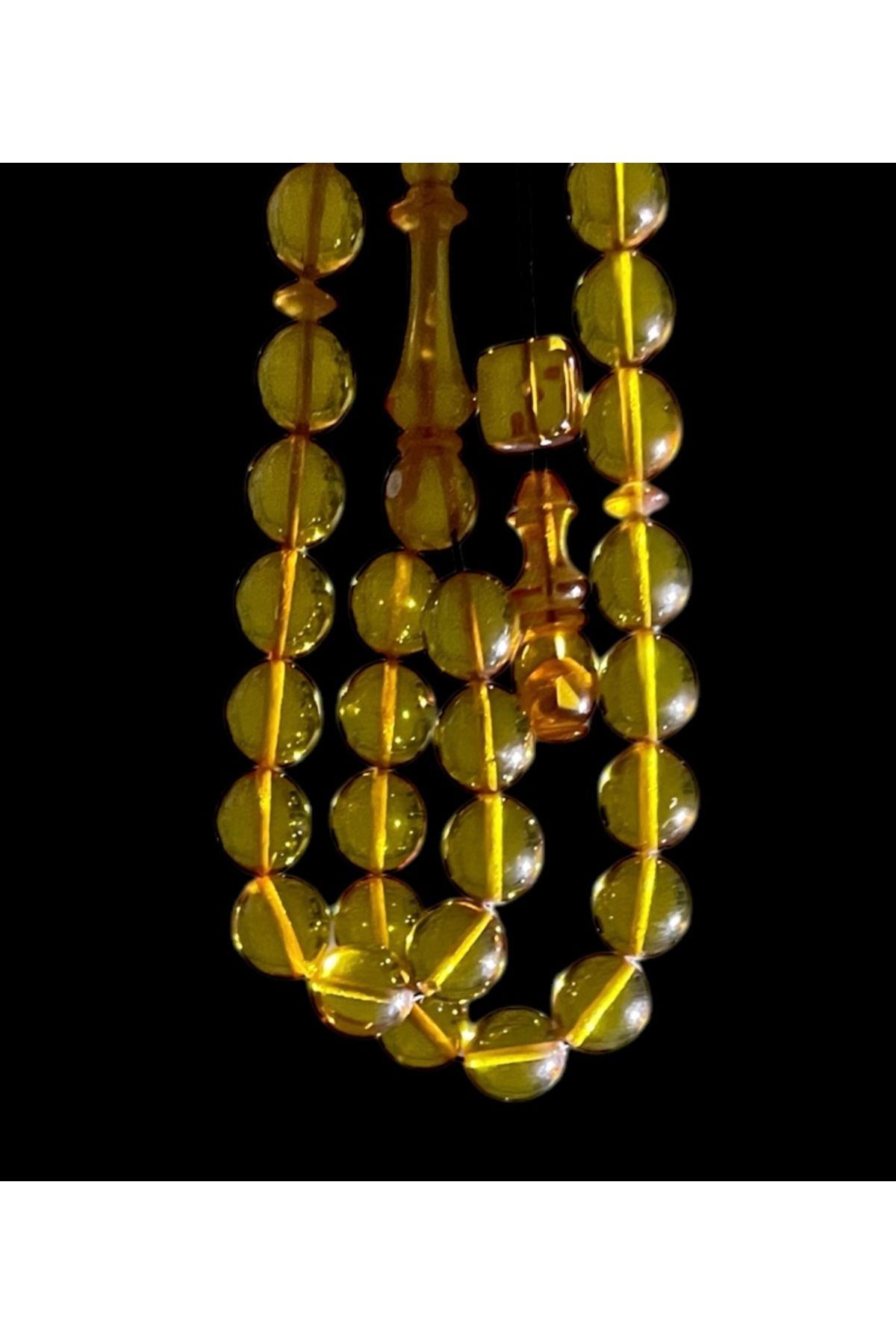 Trikala-Transparent Amber with Dominik Drop Patin - 9.5X9.5Mm, Special Old Expectated Material 6