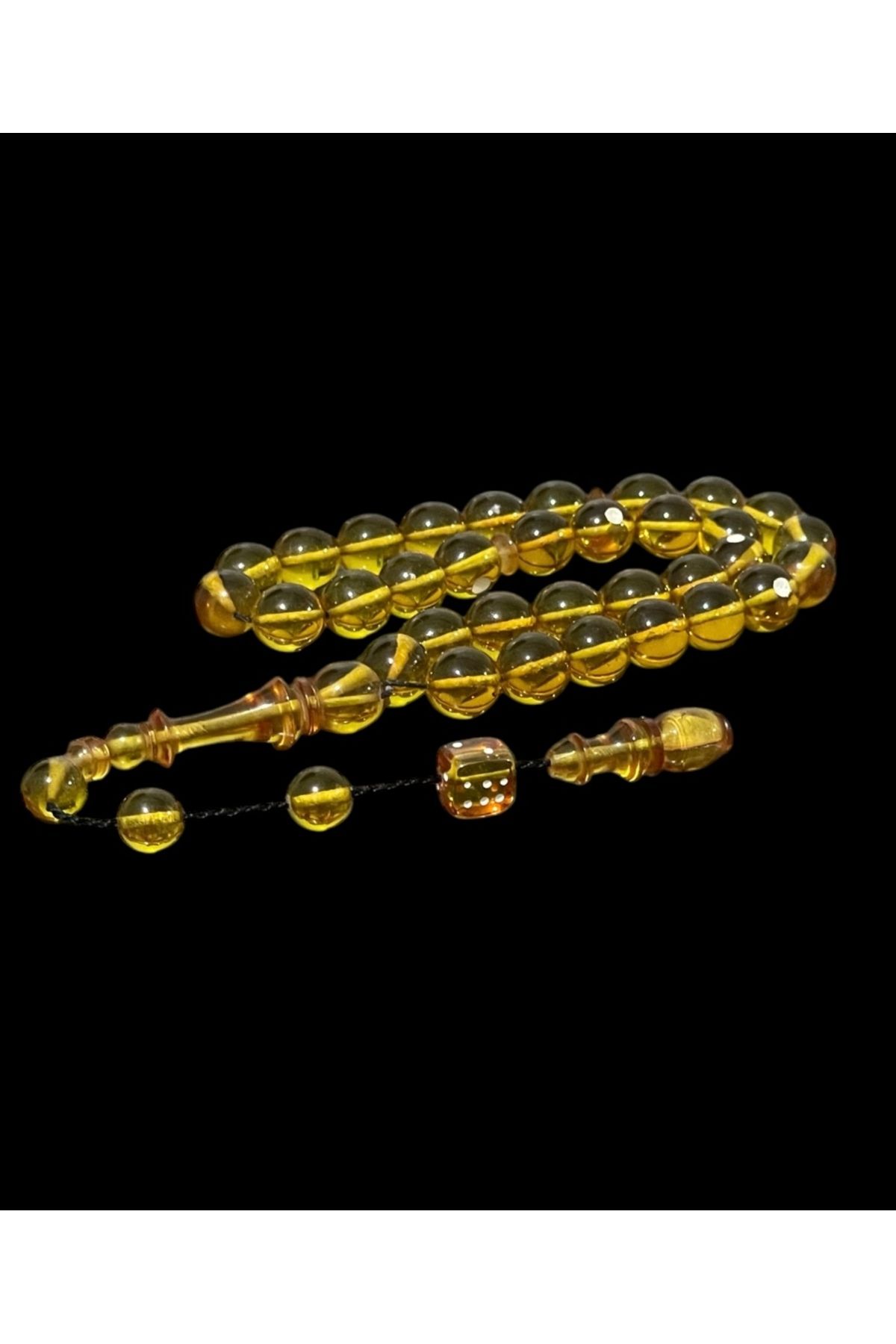 Trikala-Transparent Amber with Dominik Drop Patin - 9.5X9.5Mm, Special Old Expectated Material 3