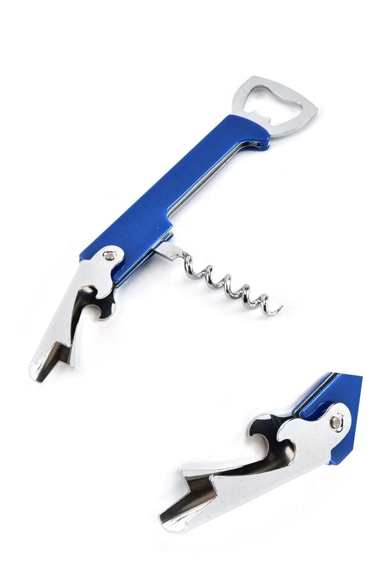 Maridet-Red Lighter Wine Cork Opener Corkscrew Bottle Lid Can Opener - 3 Pieces 5