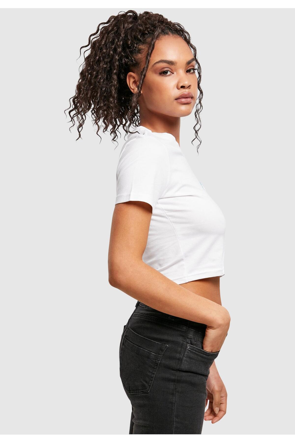 Mister Tee-Damen Ladies Butterfly Cropped Tee 6
