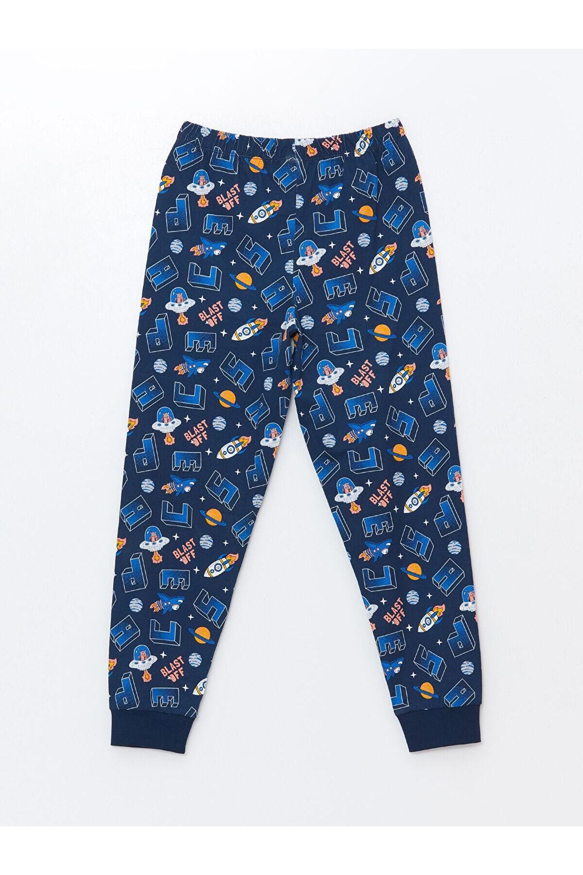 LC Waikiki-Lcw Kids Crew Neck Boy Pajamas Set 4