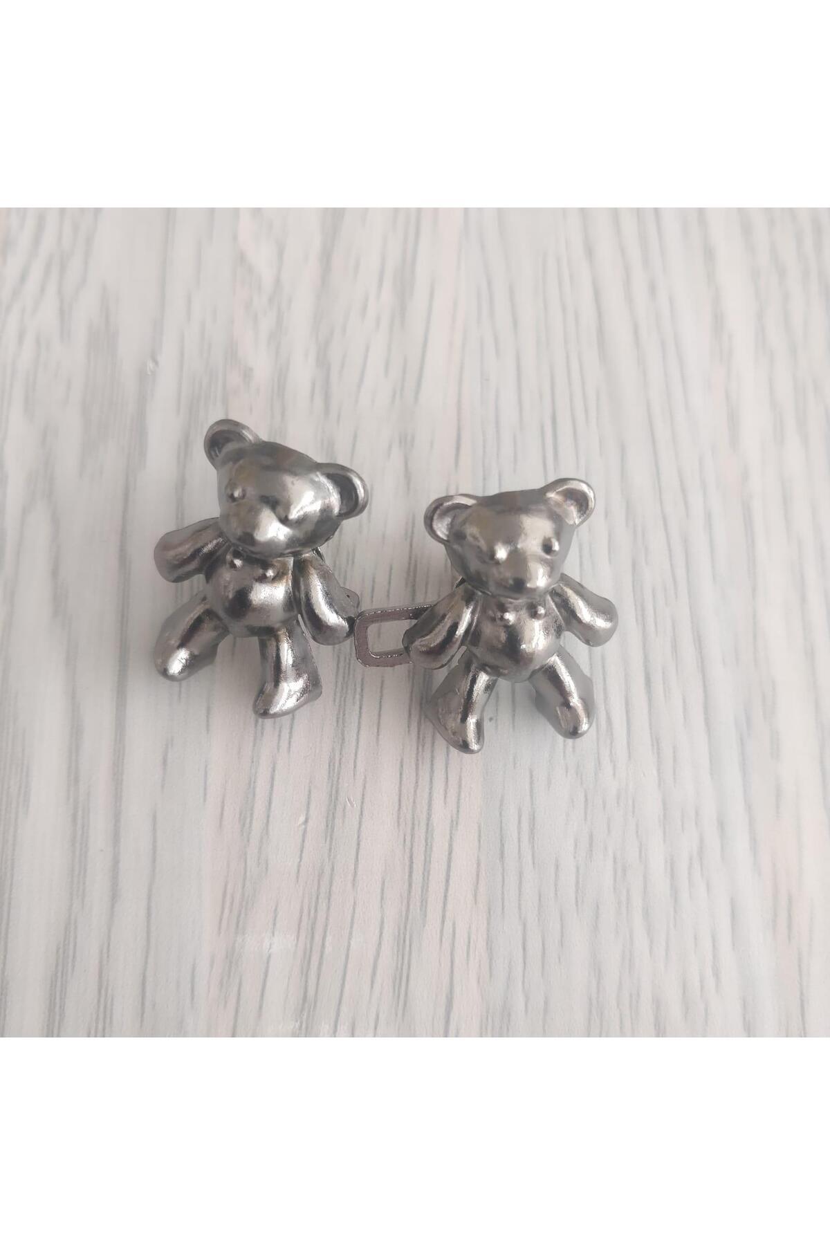 Kartopu Pantolon Beli Daraltma Aparatı Ayıcık Model Gri ( 1 Çift )