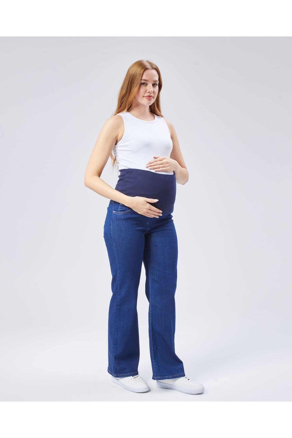 EYLÜLMATERNITY-Wide Leg Maternity Pants 3