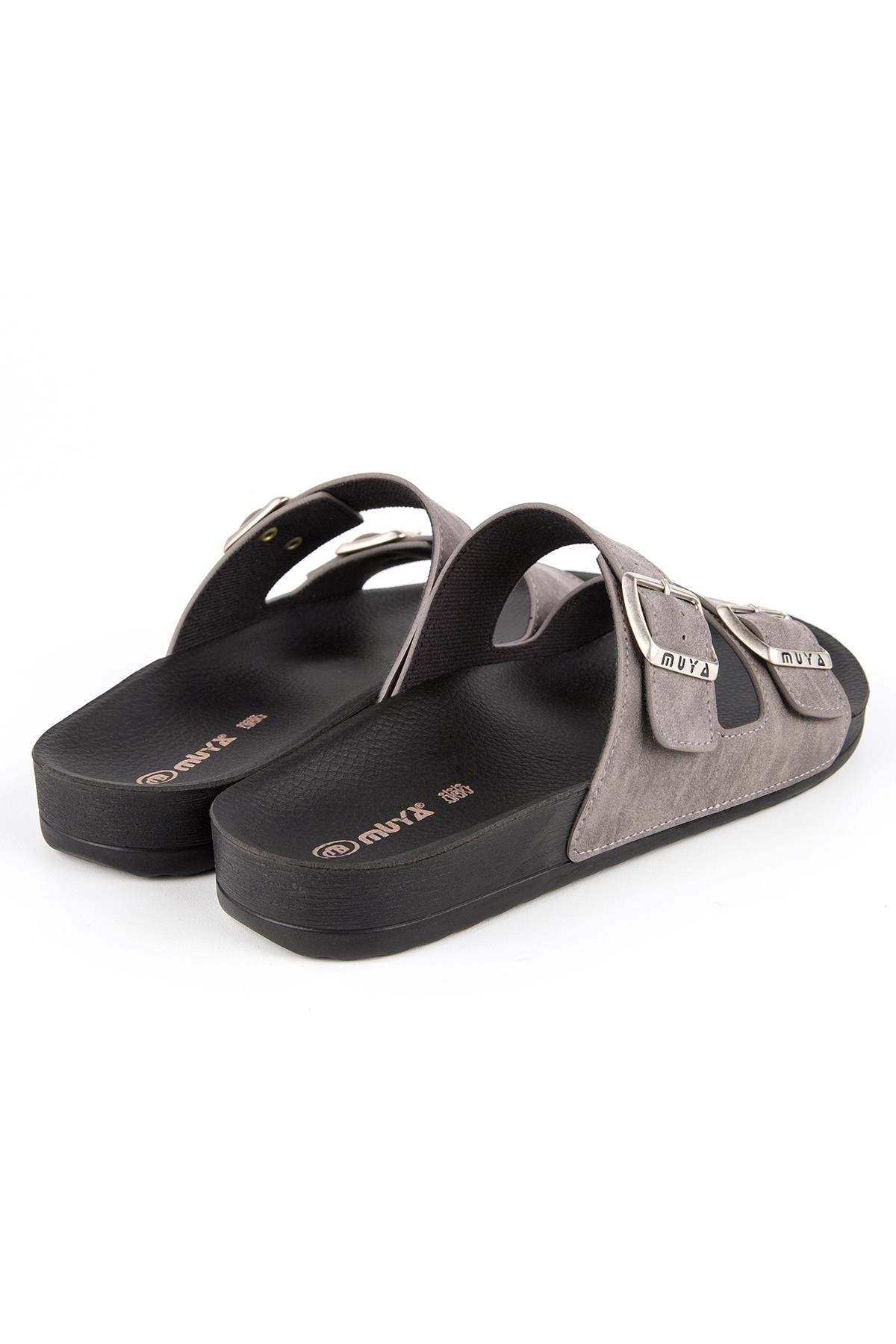 Muya-Men's Slippers - Nova Anatomical Sole, All Season Gray 5