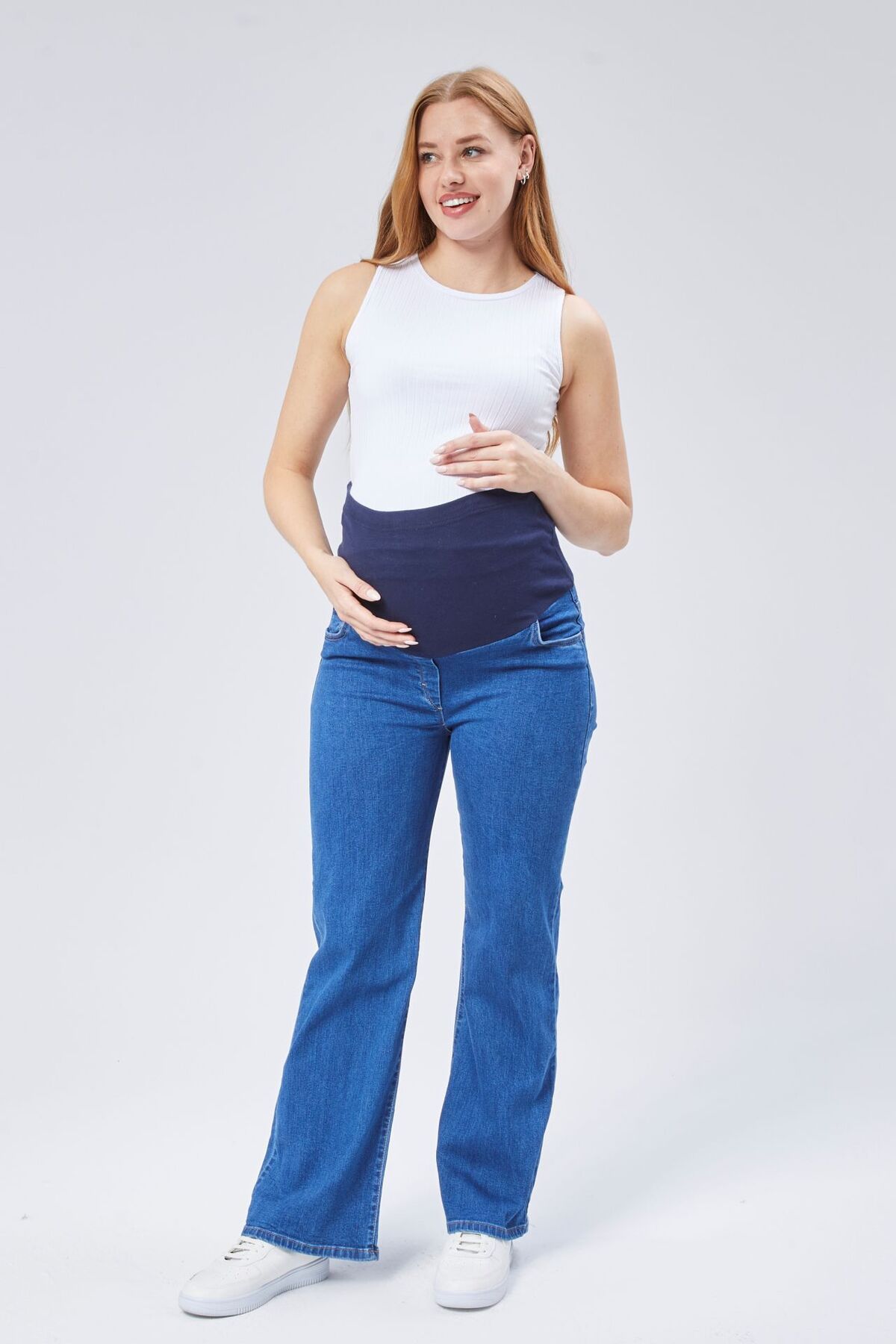 EYLÜLMATERNITY-Wide Leg Maternity Pants 2