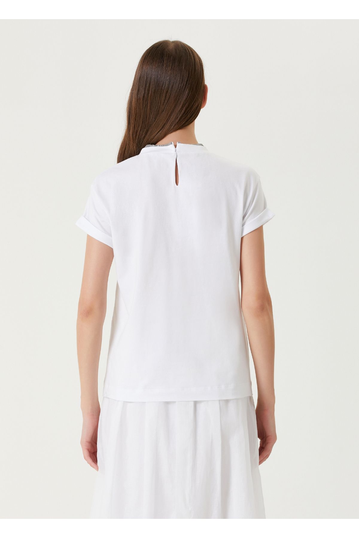 Brunello Cucinelli-White T-Shirt Size: m 5