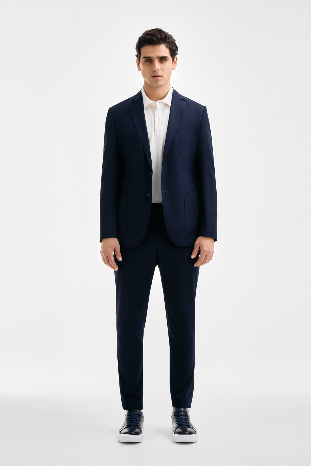 W Collection  LACİVERT DÜĞMELİ TAKIM ELBİSE - Görsel 4