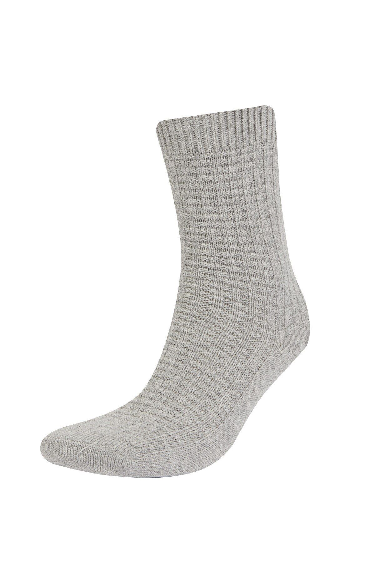 DeFacto-Men's 2-Piece Cotton Winter Boot Socks D1584Axns 2