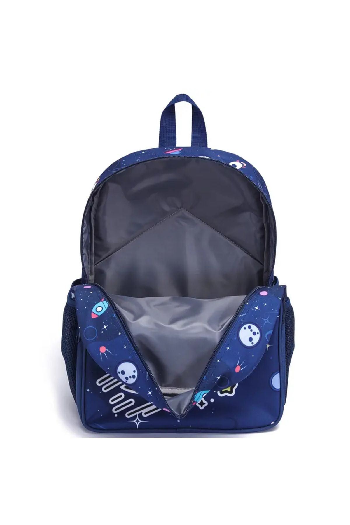 bundle island-Set of 3 Children's Backpacks Space Astronaut Figured (Backpack/Dining/Pencil Holder) U554 5