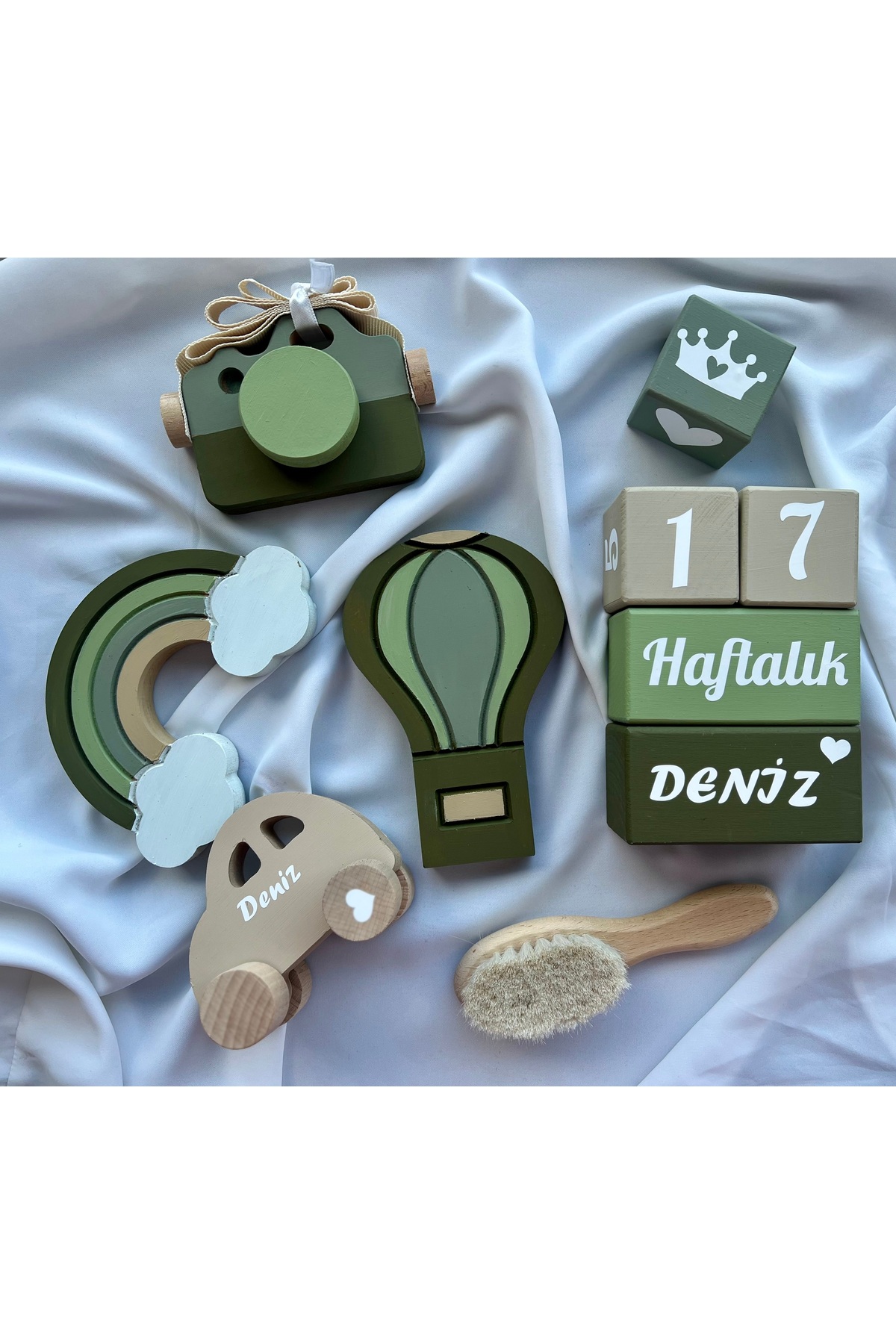 Objeli set anne bebek çekim aksesuar