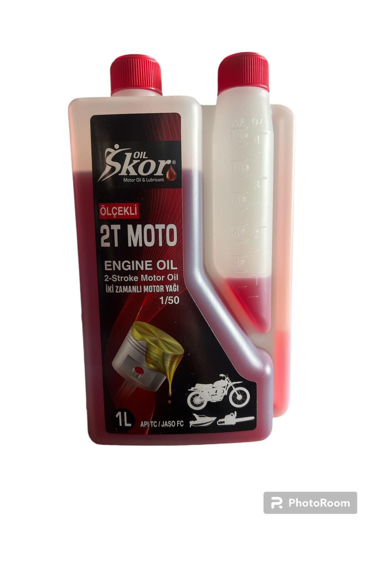 skor 2T ölçekli motoryağı-2 zamanlı motorlar-hızar-tırpan-testere için