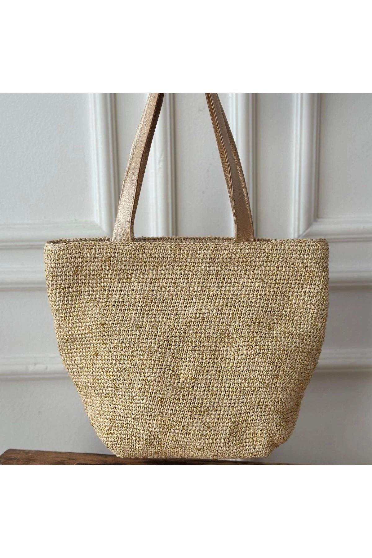 VeraMALL-Roost Beige Braided Bag 4