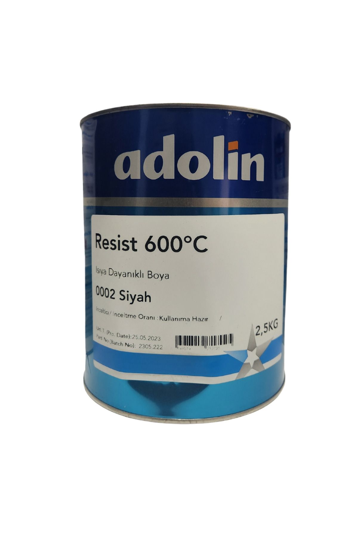 ADOLİN Adolin Resist 600°c Isıya Dayanıklı Boya 2,5kg