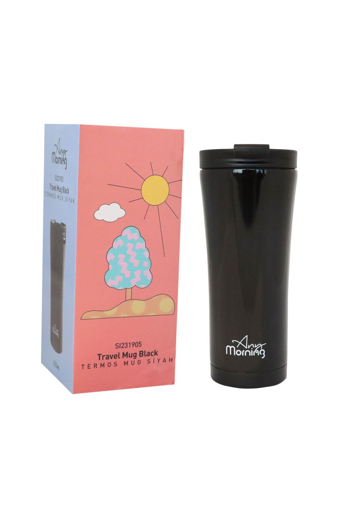 Any Morning-Reisebecher, Schwarz 4