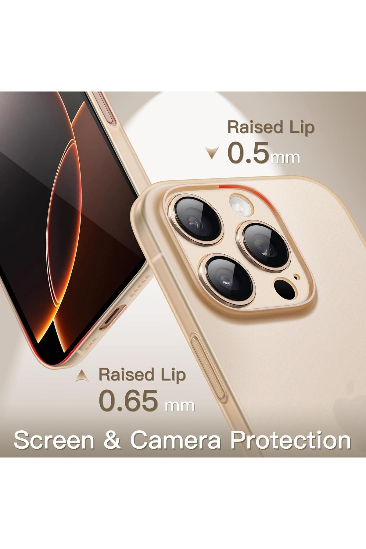 HyperAge-حافظة رفيعة للغاية متوافقة مع هاتف Iphone 16 Pro Max، سطح غير لامع، مقاومة للاتساخ، حماية للكاميرا، رفيعة جدًا وبسيطة 2