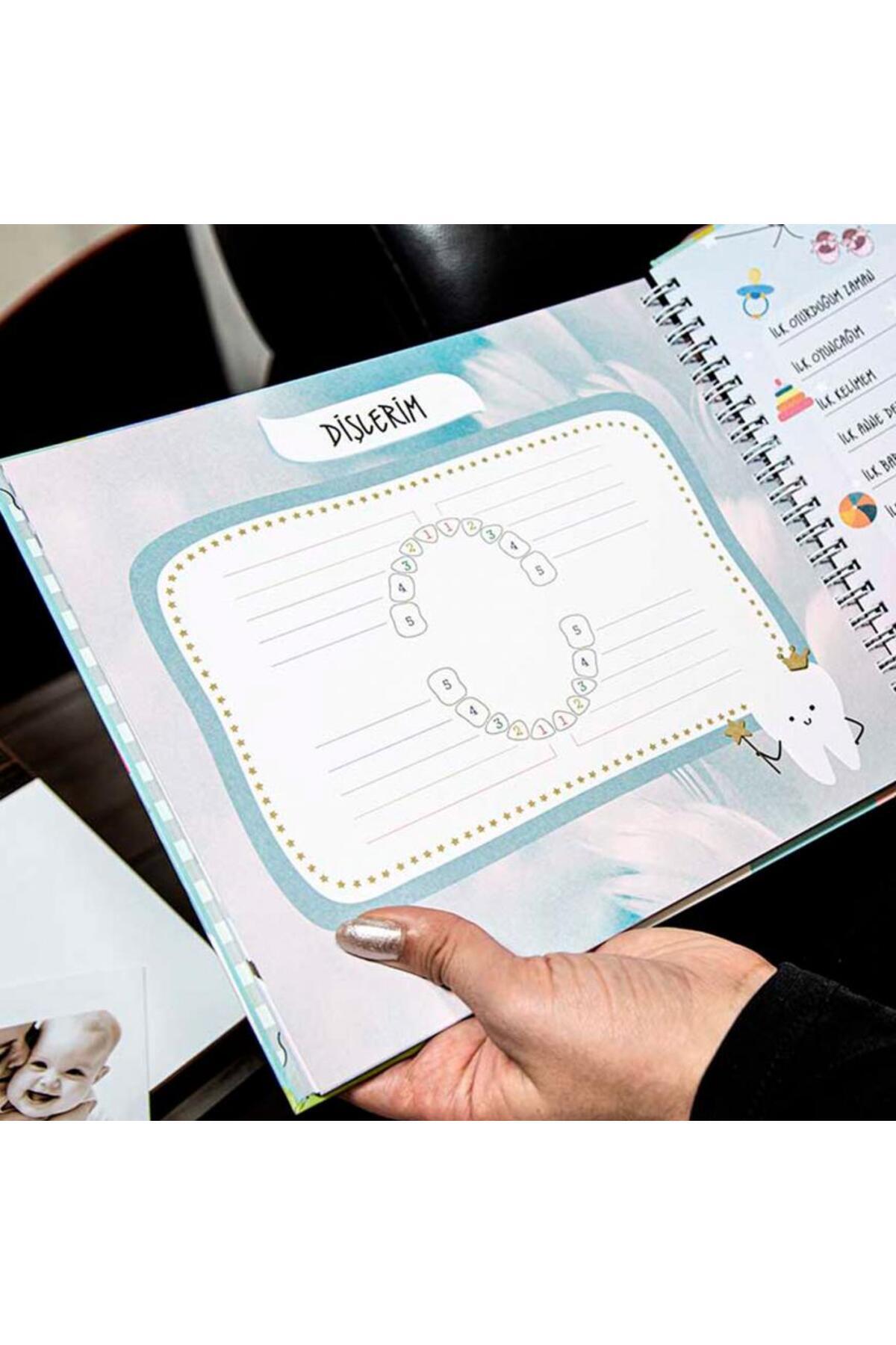 Hediye Kesesi Hamilelik Ve Anne Bebek Günlüğü Pembe - Anı Defteri 20x23 Cm fotoğrafı 7 (önizleme)