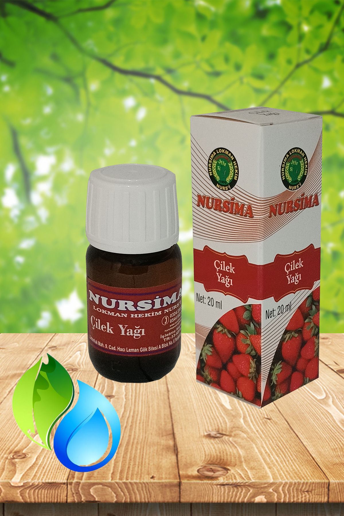 Nursima Çilek Yağı 20 ml