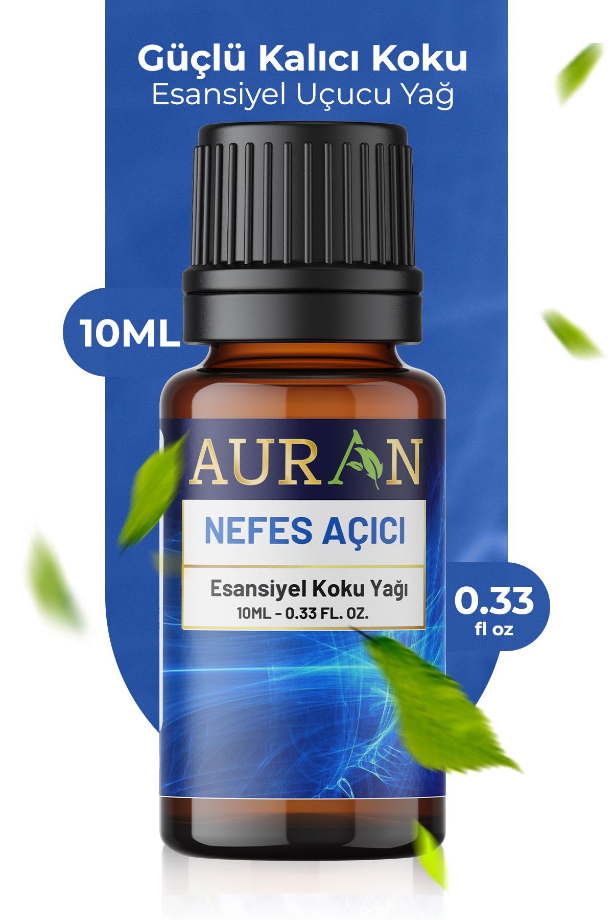 AURAN Nefes Açıcı Nane Ve Okaliptüs Esansiyel Uçucu Koku Yağı Buhurdanlık Yağı Difüzör Esansı Küre 10ml