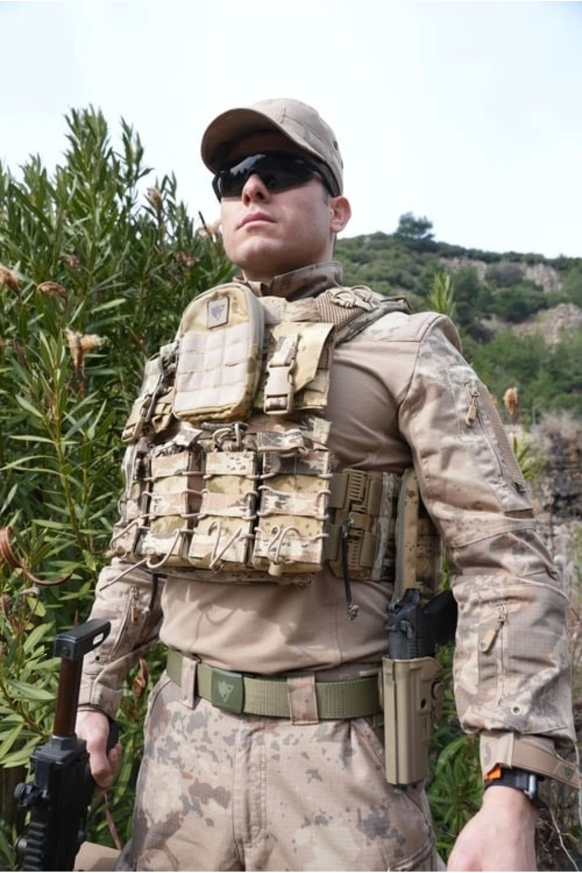 Astüm Askeri Malzeme Tam Donanımlı Jandarma Hücum Yeleği 5.56 Wolftrap