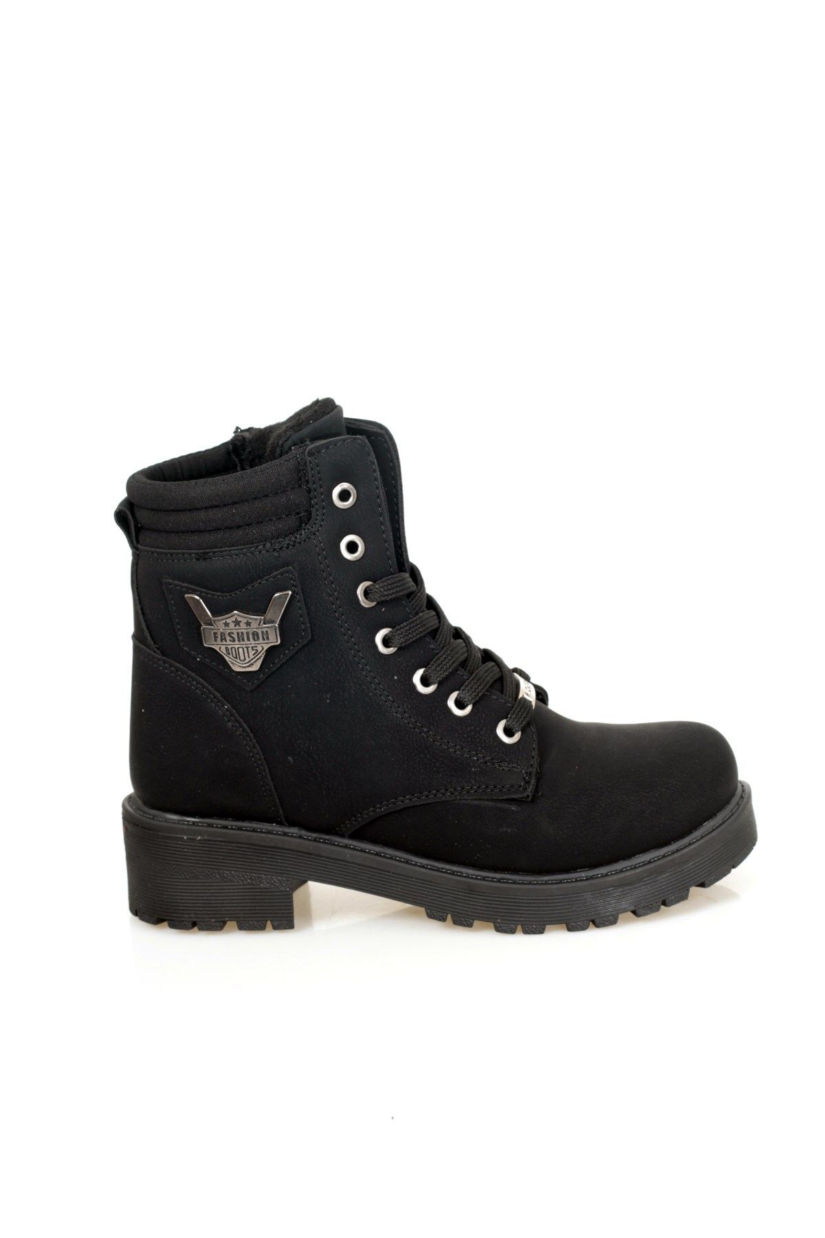 Wickers-2262 Μαύρες μπότες Nubuck 4