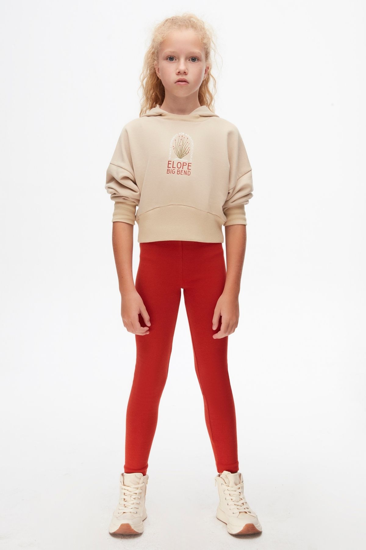 nk kids-Soft Texture Leggings with Raised Inside 1