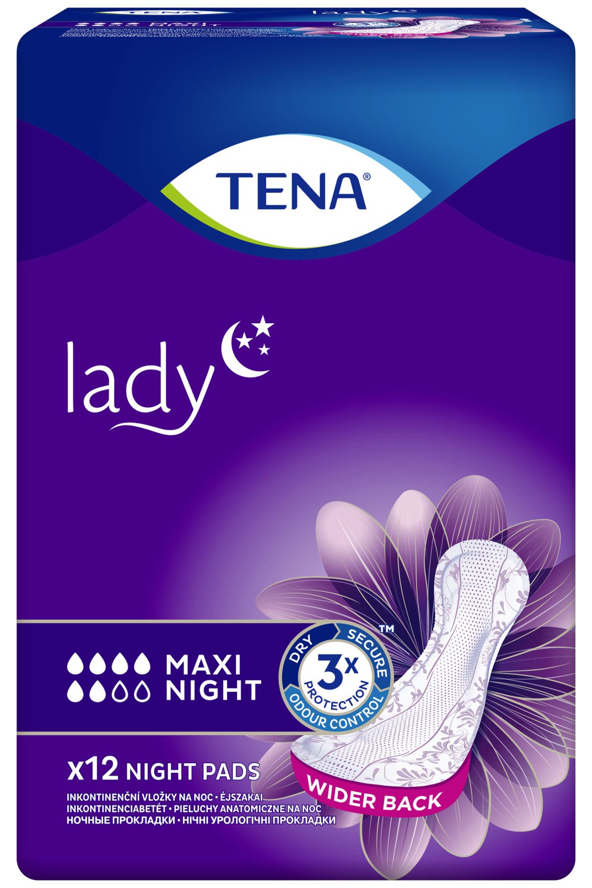 TENA Lady Maxi Night 12'li Gece Mesane Pedi Kadınlara Özel