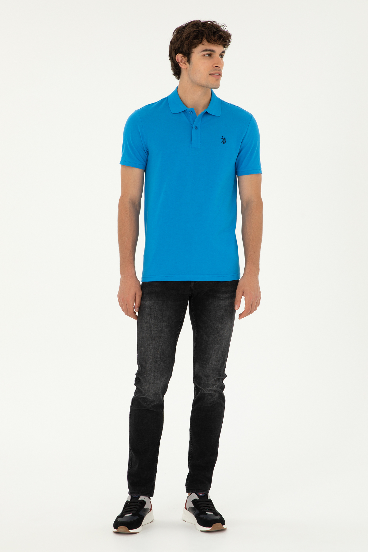 یو اس پولو شلوار جین مردانه پولو اس ان مشکی، ۱۰۰٪ پنبه، کد ۱۸۲۴۲۹۰