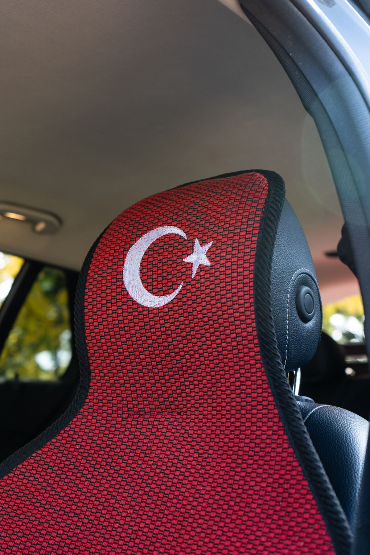 TREND Meka Part Oto Koltuk Koruyucu Kılıf 3 Parça 2 Ön Koltuklar 1 Arka Koltuk Universal Nakışlı fotoğrafı 4 (önizleme)