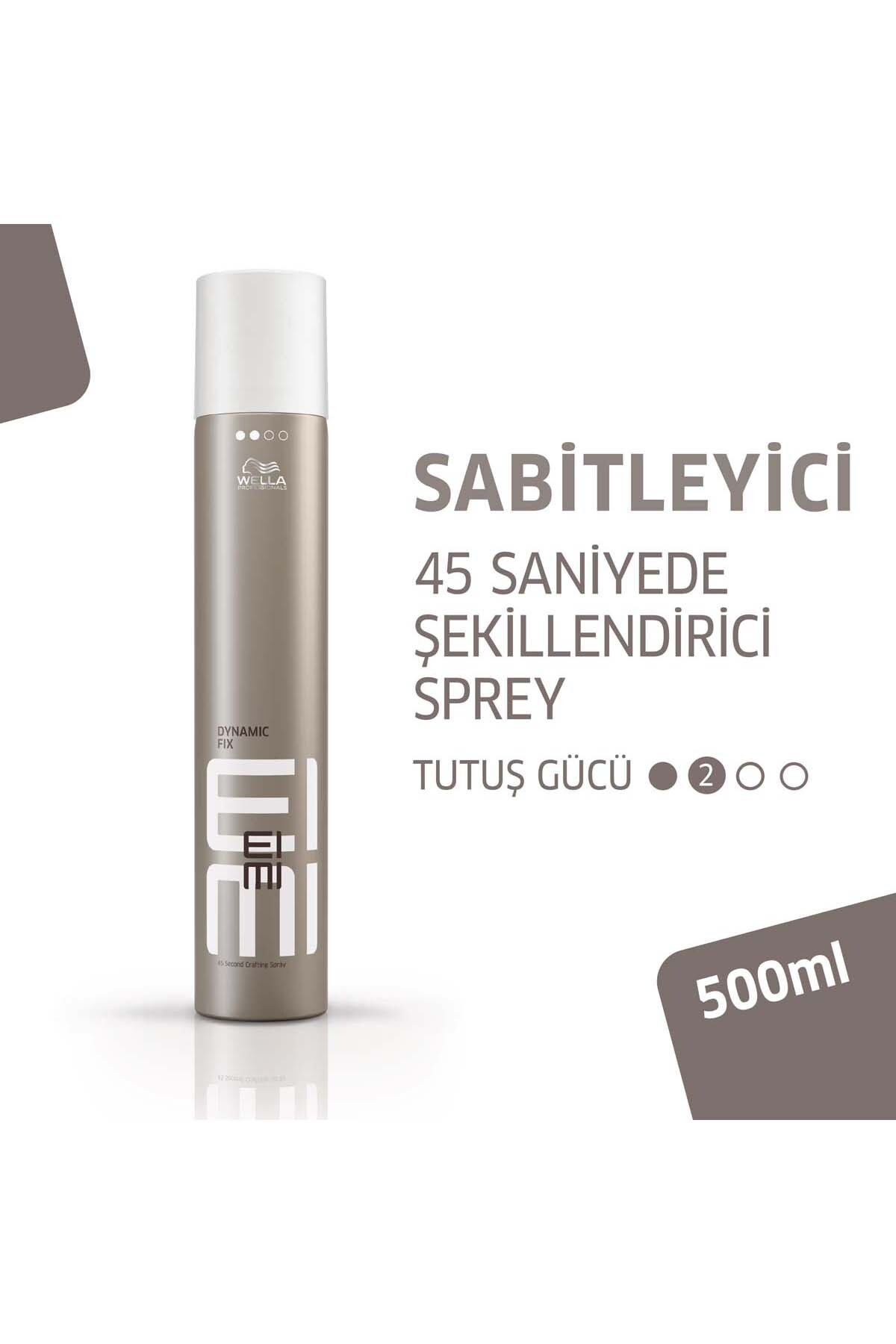 Wella Professionals Eimi Dynamic Fix Dinamik Sabitleme 45 Saniyede Sabitlenen Saç Spreyi 500 ML — 4064666218113