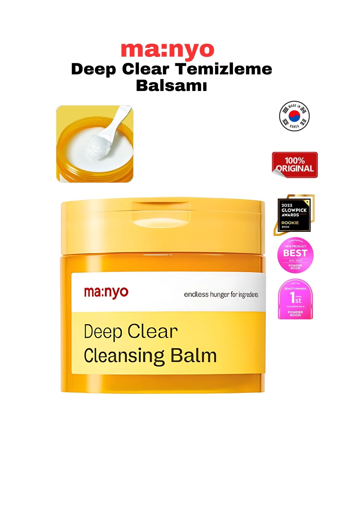 ma:nyo Deep Clear Derinlemesine Temizlik İçin Hidrofilik Temizlik BalsamI 132ml