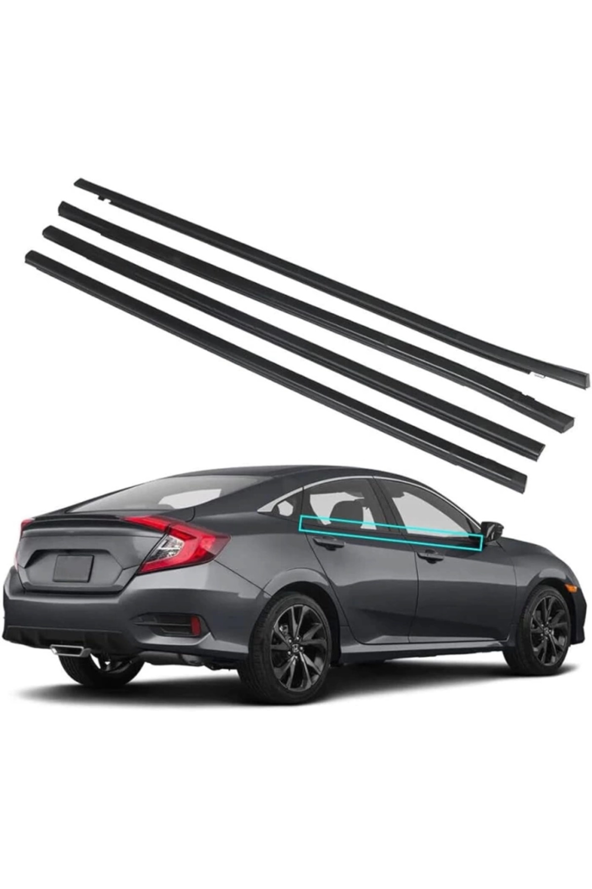 NPE Honda Civic 2017-2022 Fc5 Dış Cam Sıyırıcı Fitil Takım