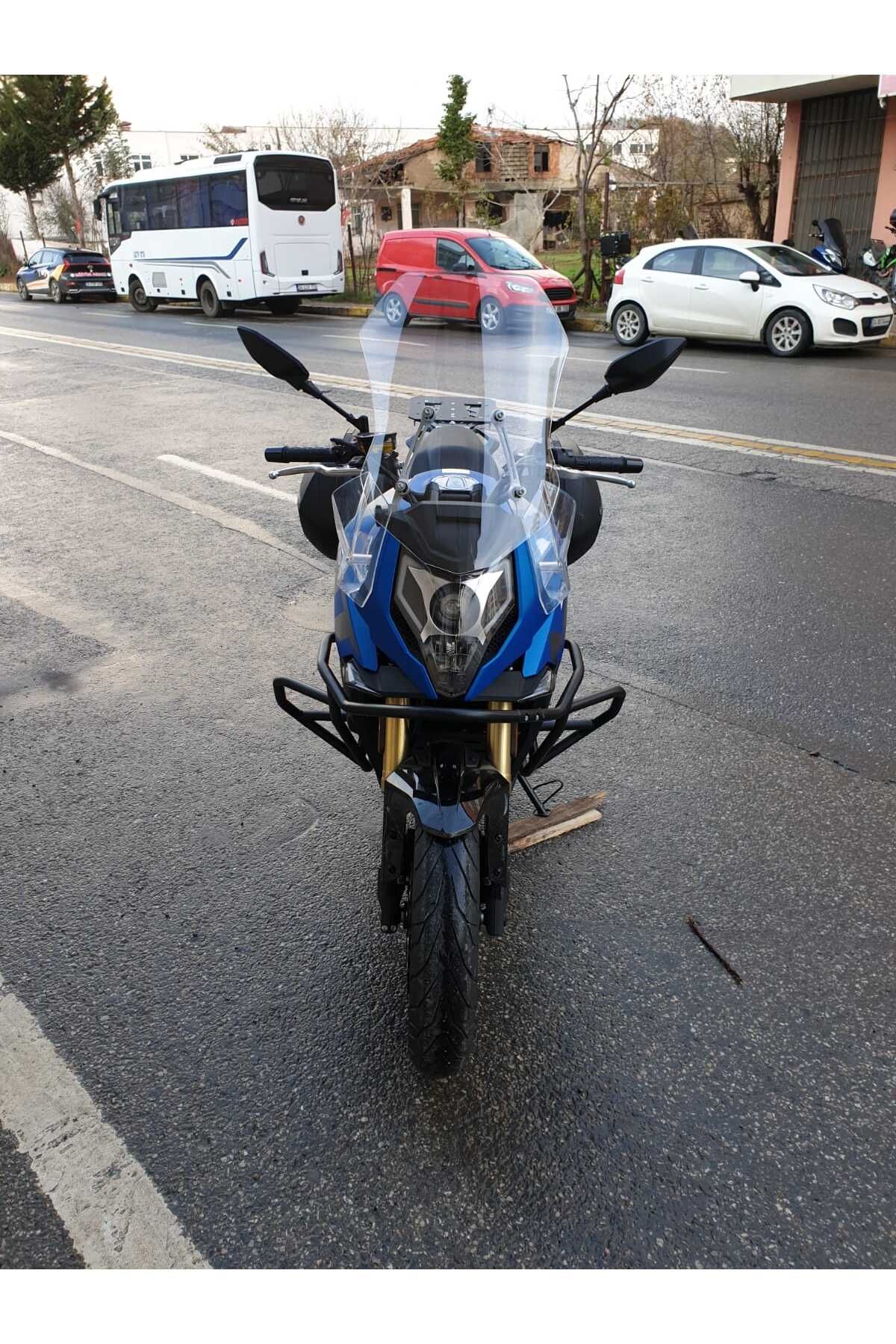 CF MOTO 650 MT Siperlik Ön Cam 2025 Model 56cm Şeffaf Renkli 4mm UZUN CAM