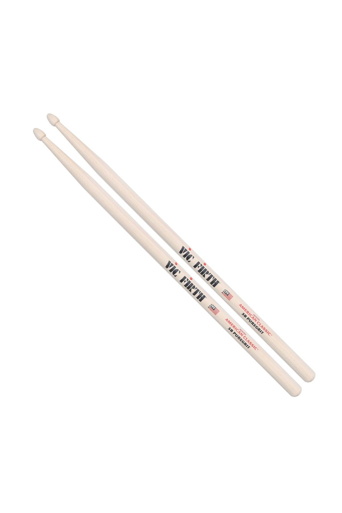 VIC FIRTH-Vıcfırth V5bpg Baguette (PAIR) 5b Pure Grit Ds Type, Hıckory, 1
