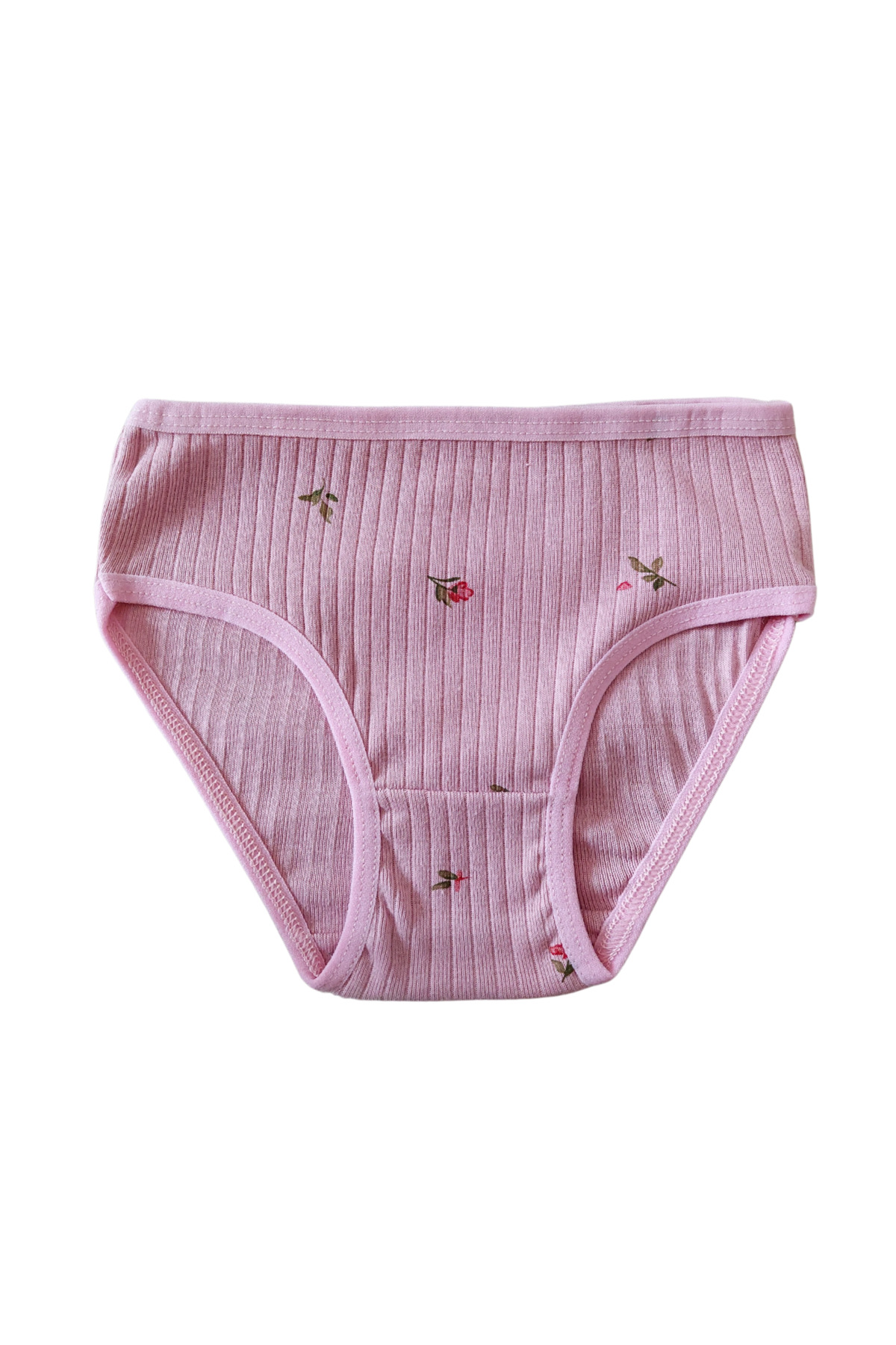 GizaKids %100 Pamuklu Kız Çocuk Fitilli Kaşkorse Atlet Fanila Slip Külot İç Çamaşır 6lı Set fotoğrafı 7 (önizleme)