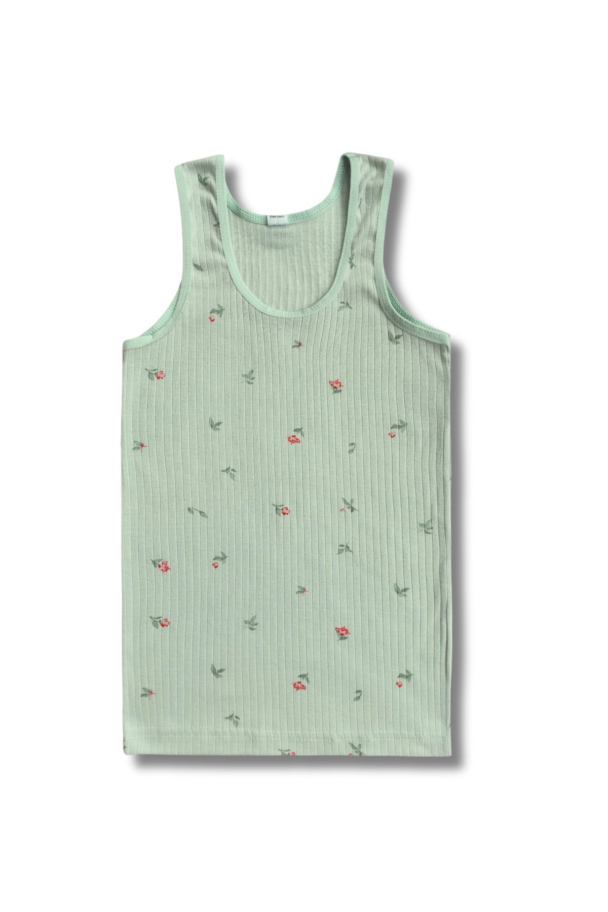 GizaKids %100 Pamuklu Kız Çocuk Fitilli Kaşkorse Atlet Fanila Slip Külot İç Çamaşır 6lı Set fotoğrafı 3 (önizleme)