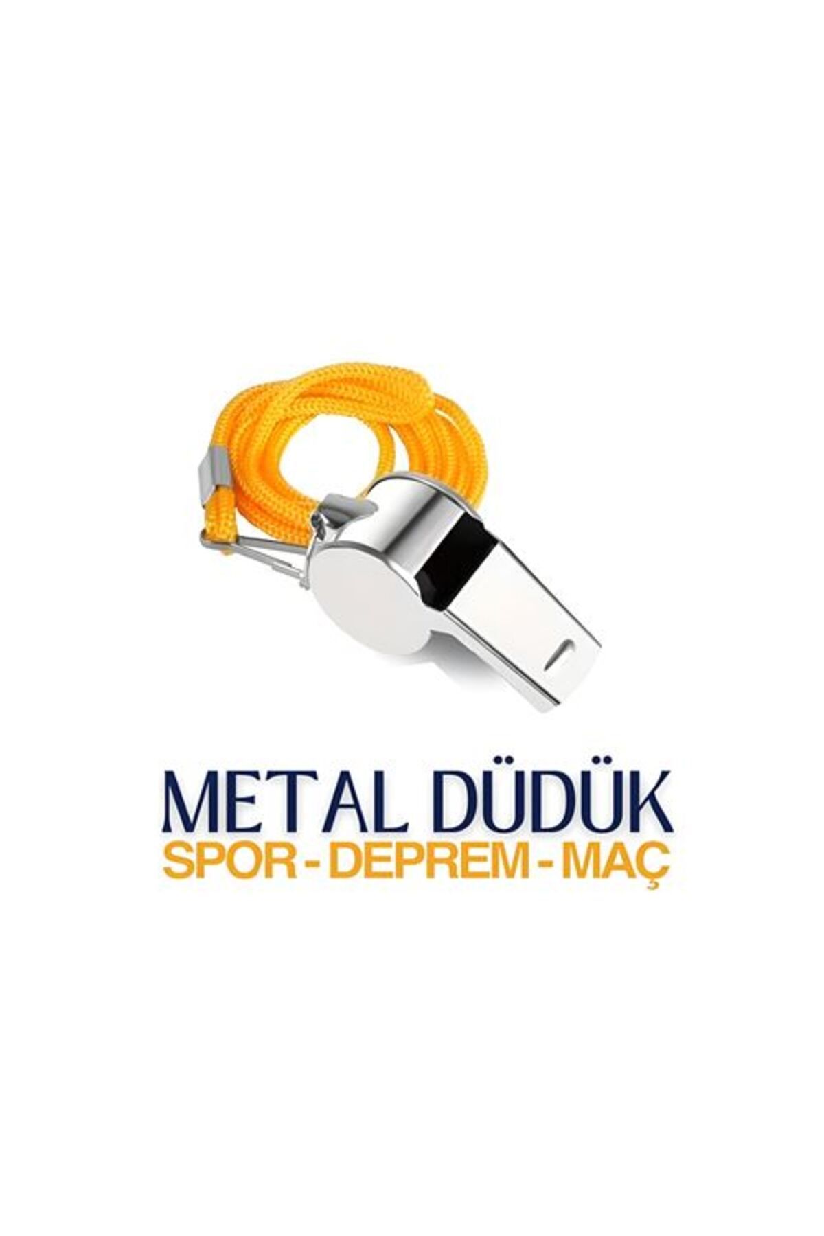 Metal Spor ve Deprem Düdüğü Sigefriedo Design