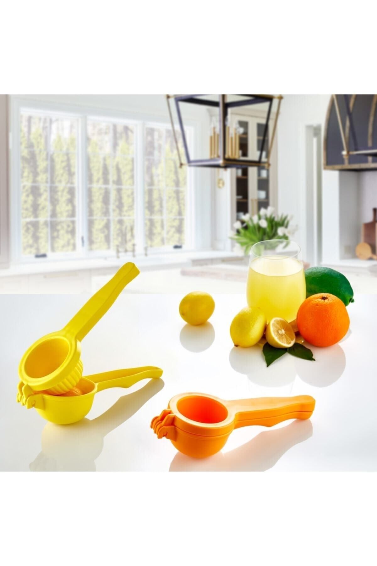 unbranded-Practical Hard Plastic Lemon Squeezer - Limon Press 3