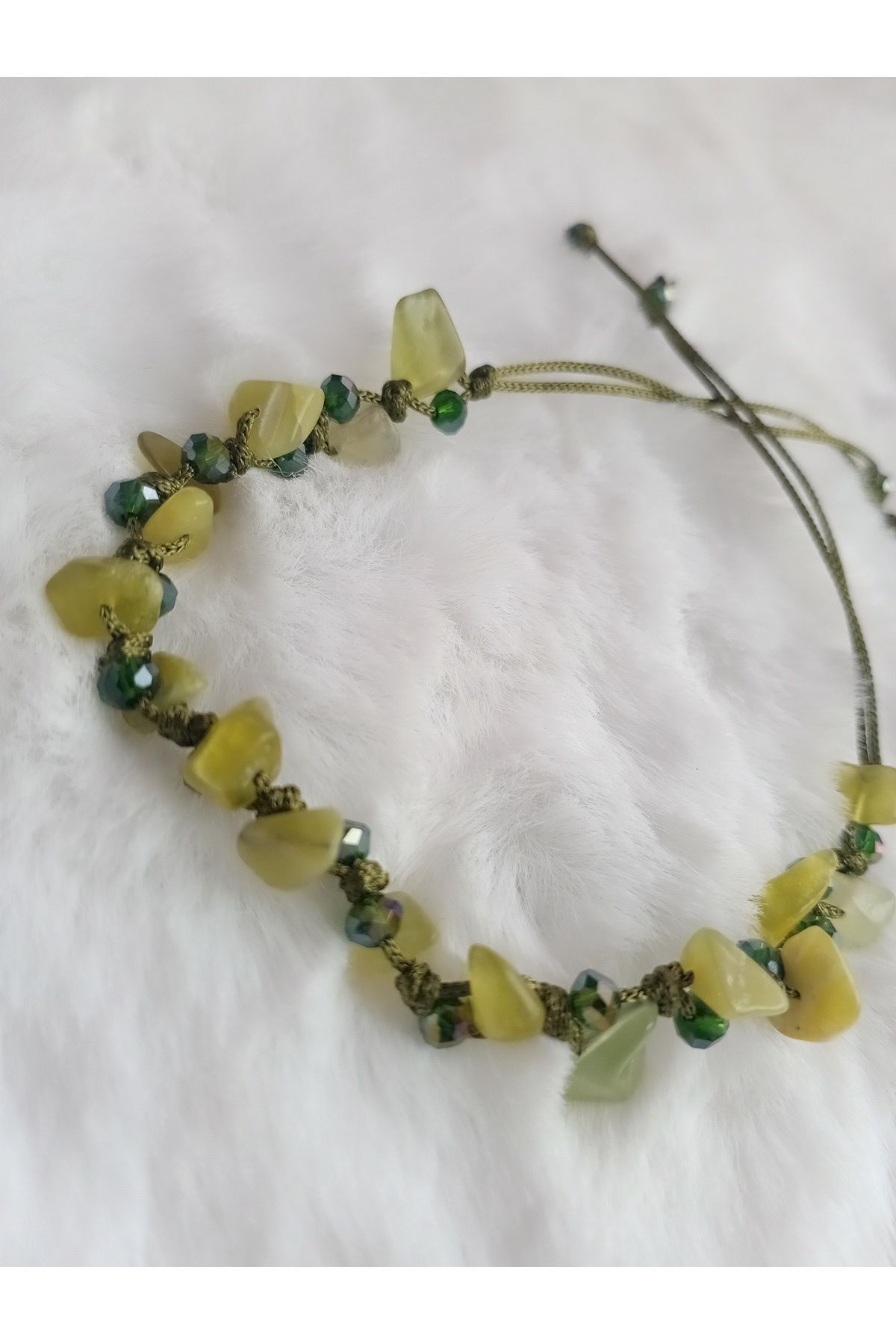 MODA-Zebercet(Peridot) Natural Stone Bracelet 1