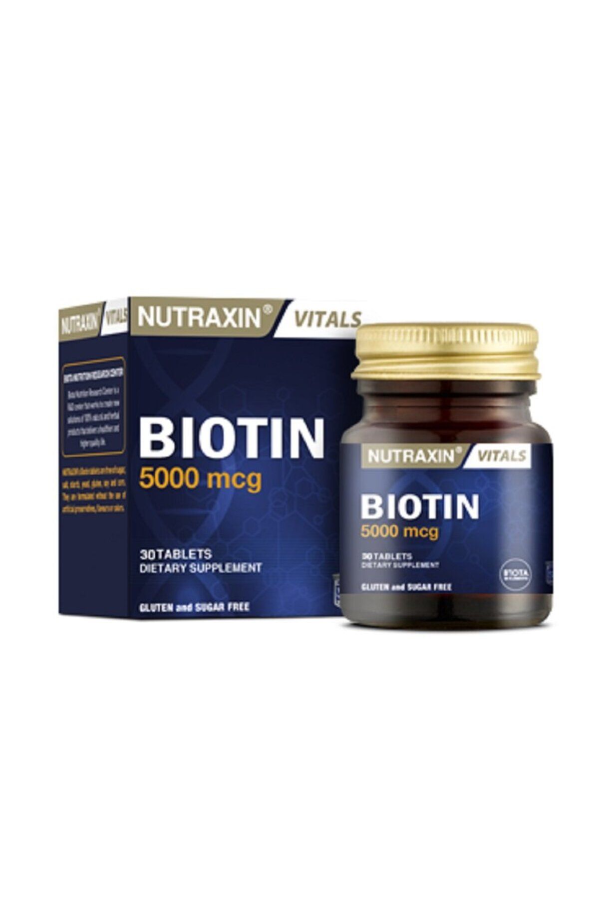 Nutraxin Biotin 5000 Mcg 30 Tablet