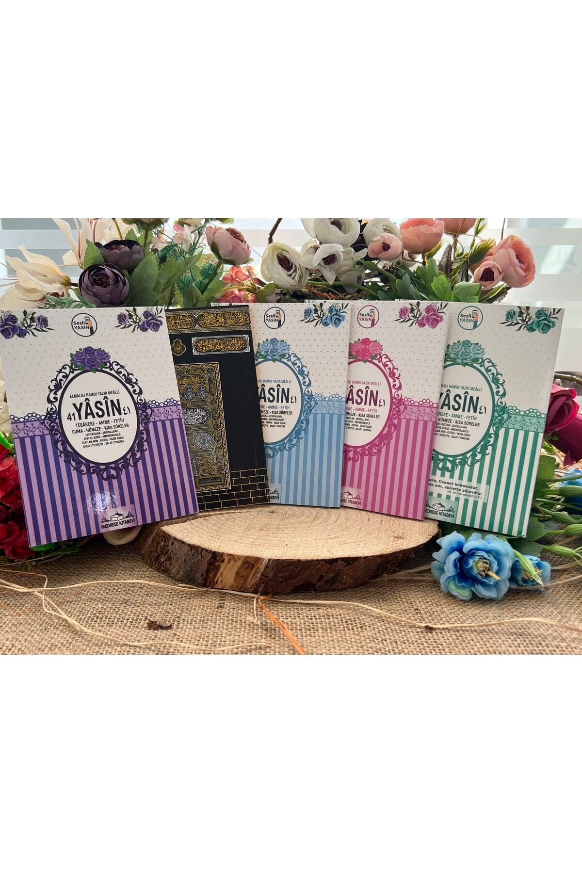 Medrese Kitab Evi Yasin Cüzü Kitabı 50 Adet Mevlüt Seti Hac Umre Doğum Cenaze Hediyelik Telefonda Sesli Dinleme 5 Renk fotoğrafı 4 (önizleme)