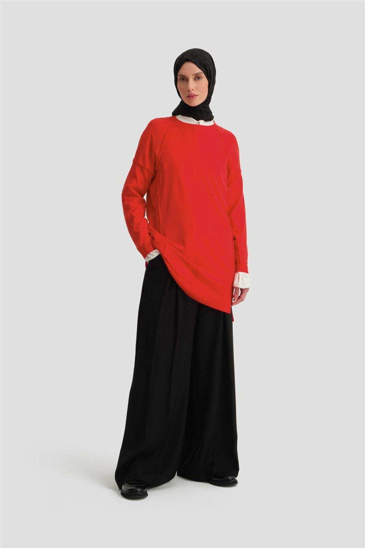 تونیک بافتنی 24kd2002 قرمز Armine