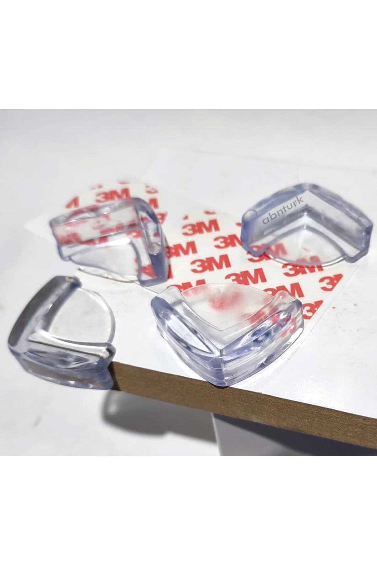 abnturk 12 Adet Standart Slikon Köşe Koruyucu Yetişkin Bebek Çocuklar 3M Yapıştırıcılı Elastiki Güvenlik Ürü fotoğrafı 4 (önizleme)